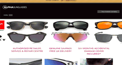Desktop Screenshot of alphasunglasses.com